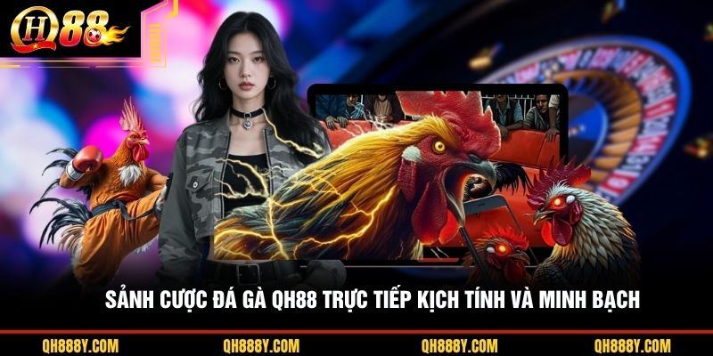 Sảnh cược đá gà QH88 trực tiếp kịch tính và minh bạch